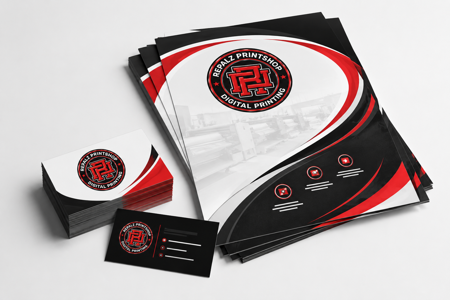 Business Cards & Flyers service example