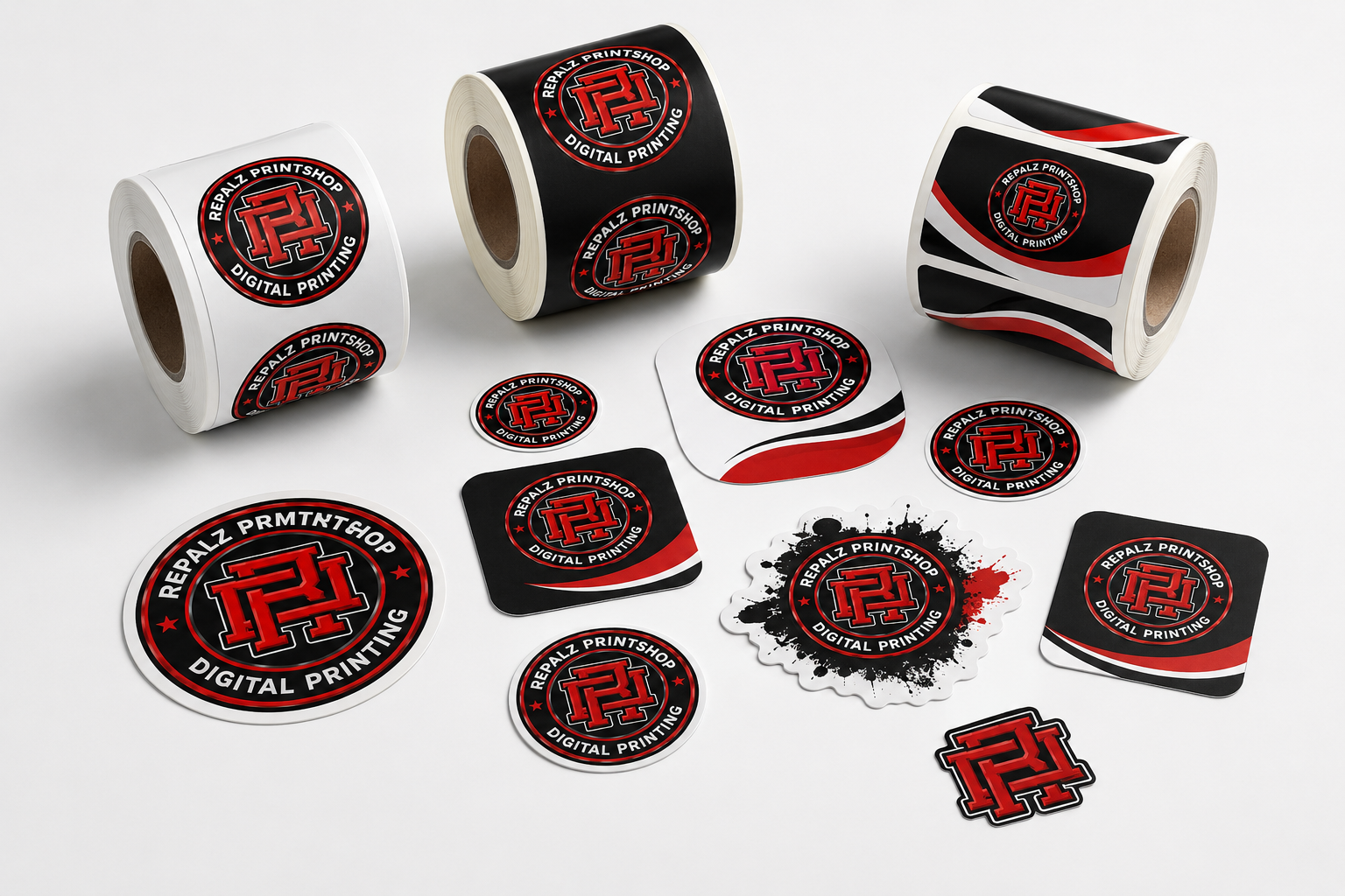 Stickers & Product Labels service example